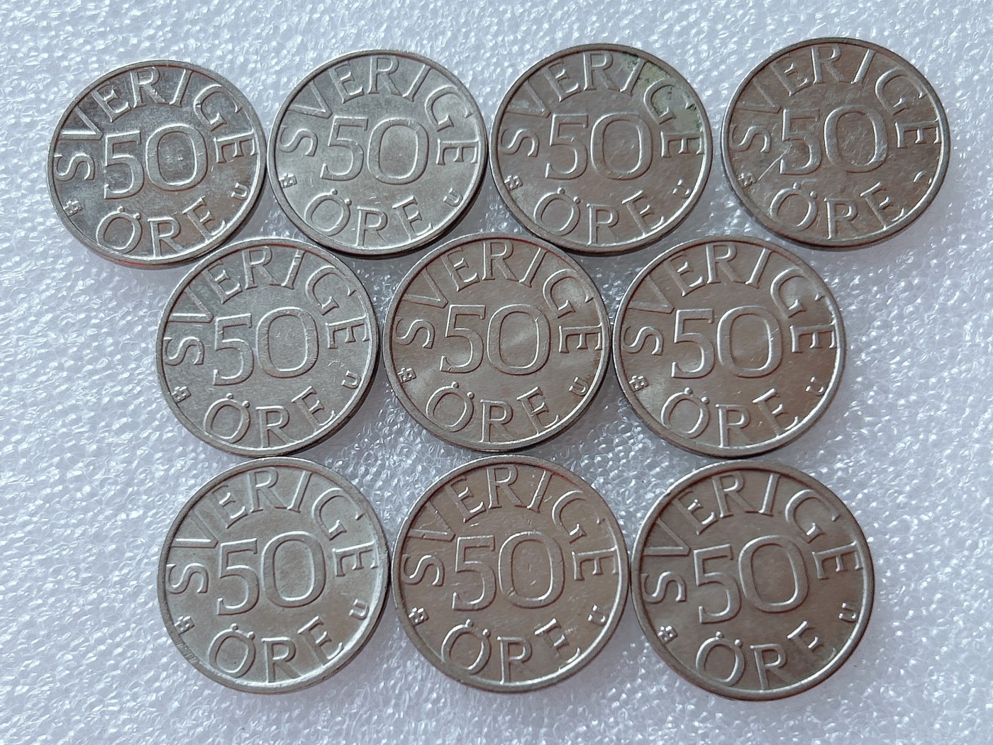 全场一元起拍 世界散币、银币专场 第51期 瑞典50欧尔 10枚