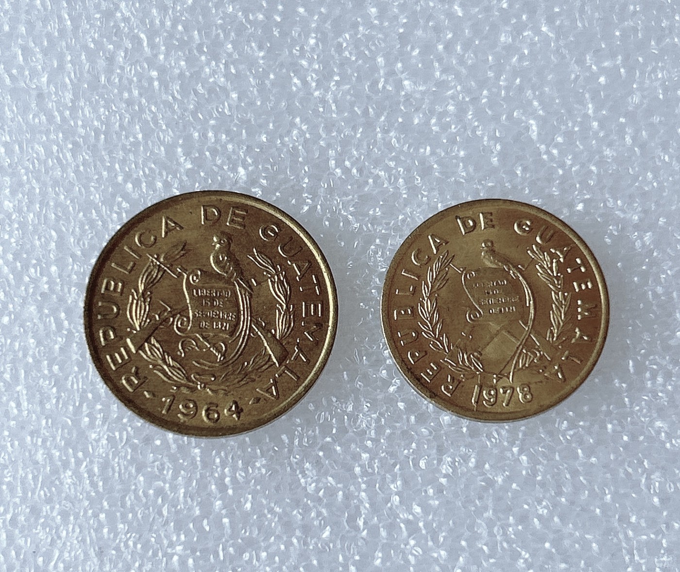 全场一元起拍 世界散币、银币专场 第51期 危地马拉铜币2枚