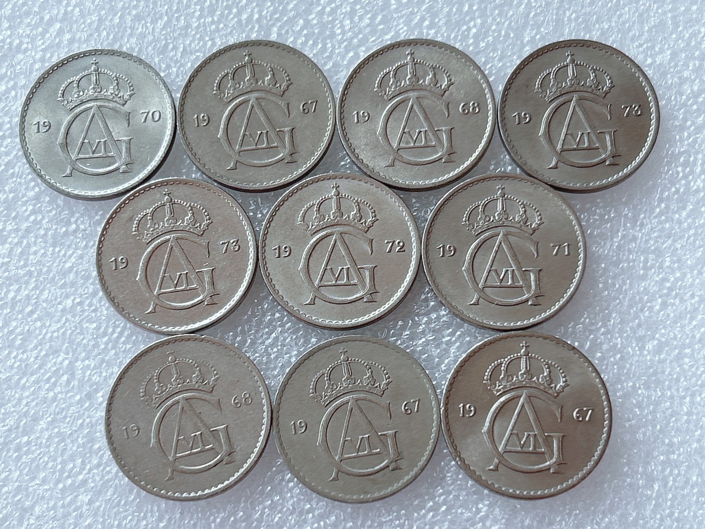 全场一元起拍 世界散币、银币专场 第51期 瑞典50欧尔 10枚