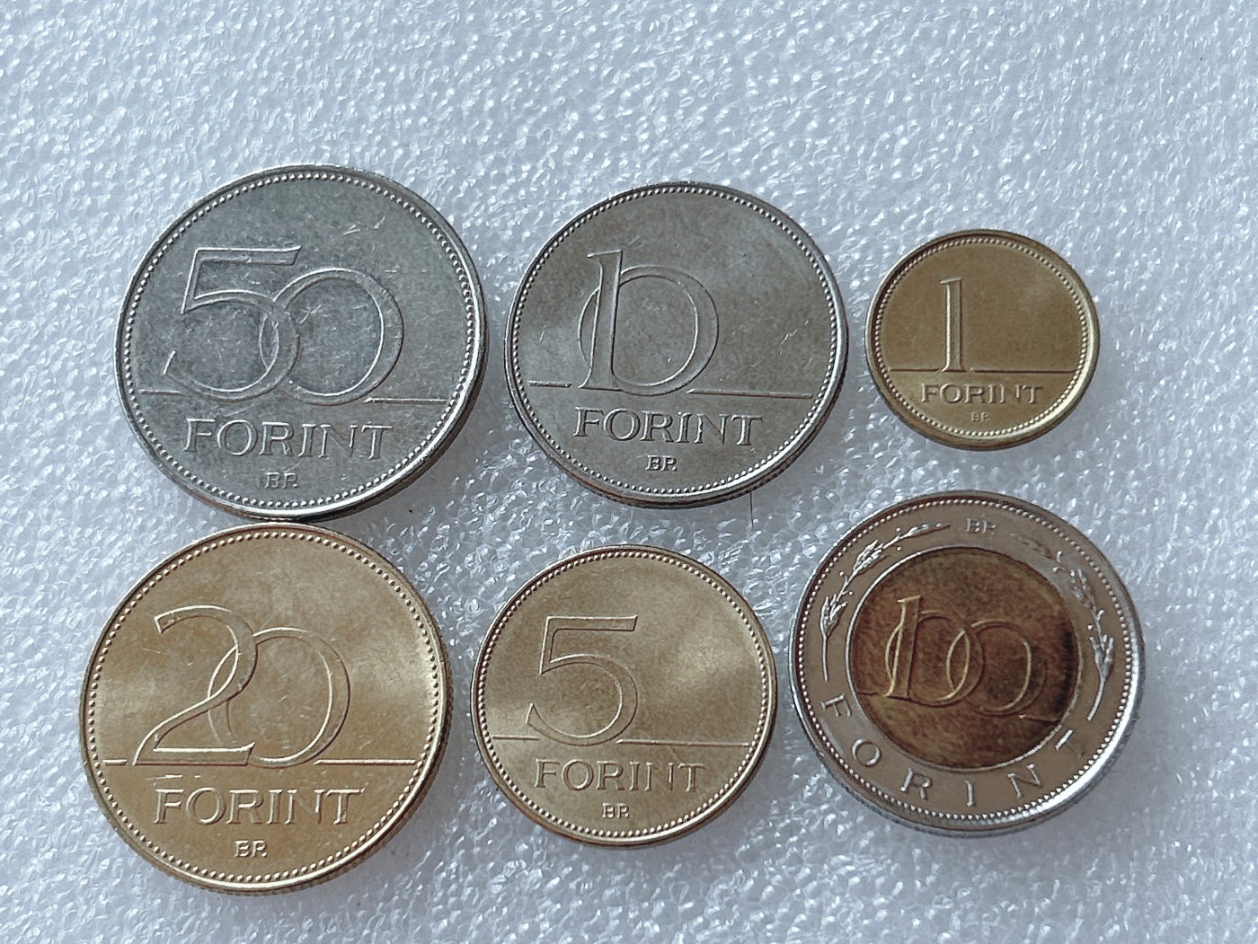 全场一元起拍 世界散币、银币专场 第51期 匈牙利硬币6枚套