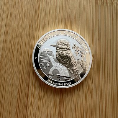 顺丰包邮 外国银币 - 澳大利亚2019年笑翠鸟1盎司大银币原塑盒