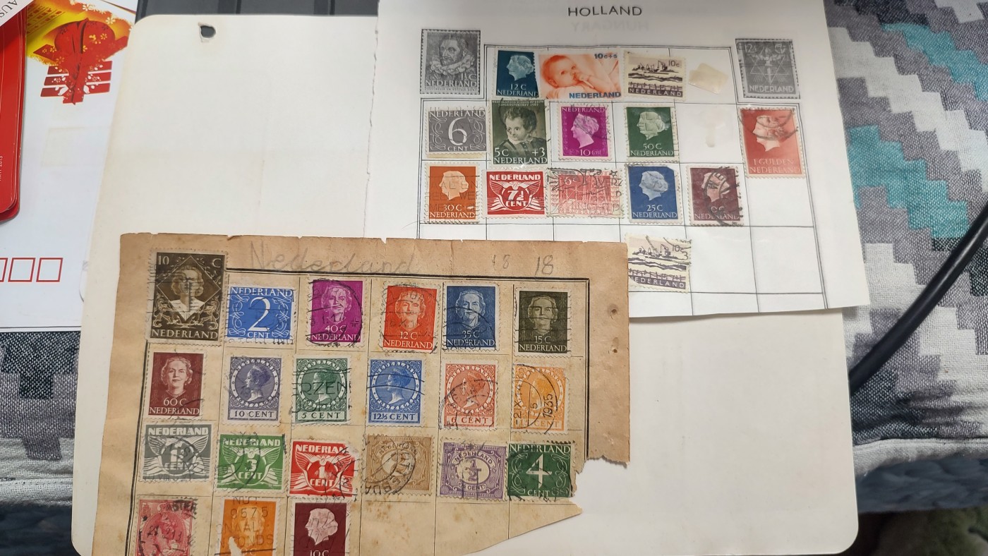 一月邮币社第十四期拍卖国际邮票专场 荷兰老信销一组