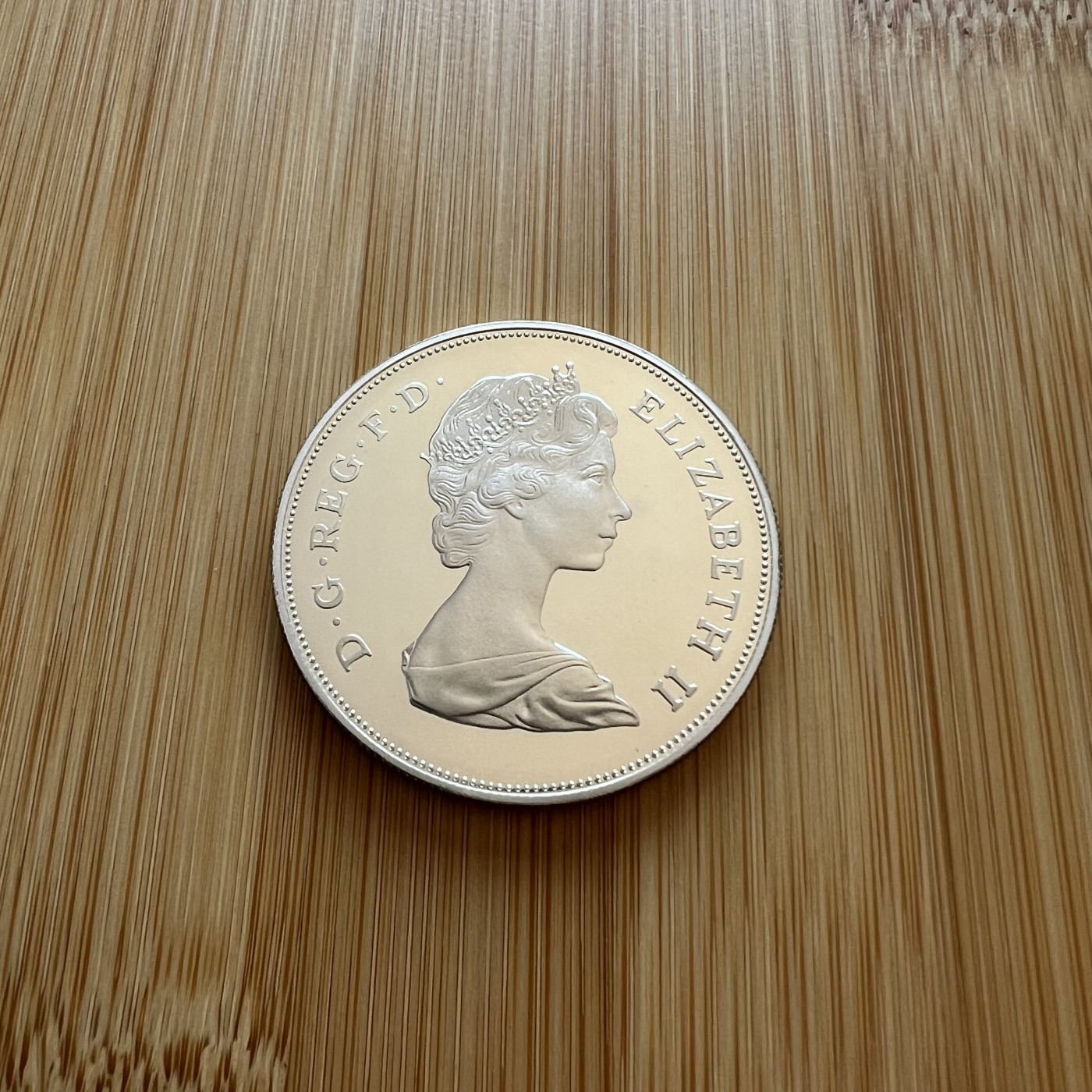 顺丰包邮 外国银币 英国 查尔斯和戴安娜结婚纪念精制大银币带盒