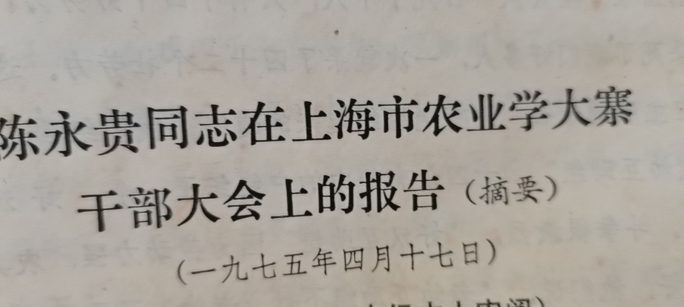 大庆红藏第九场 上海市文件