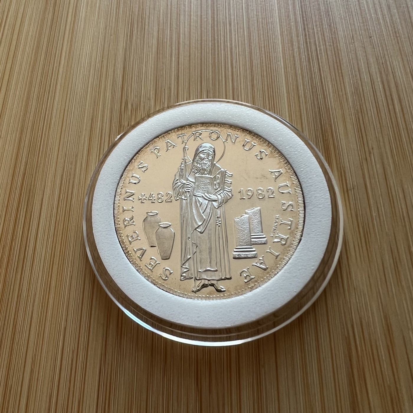 顺丰包邮 外国银币 匈牙利500先令宗教题材银币