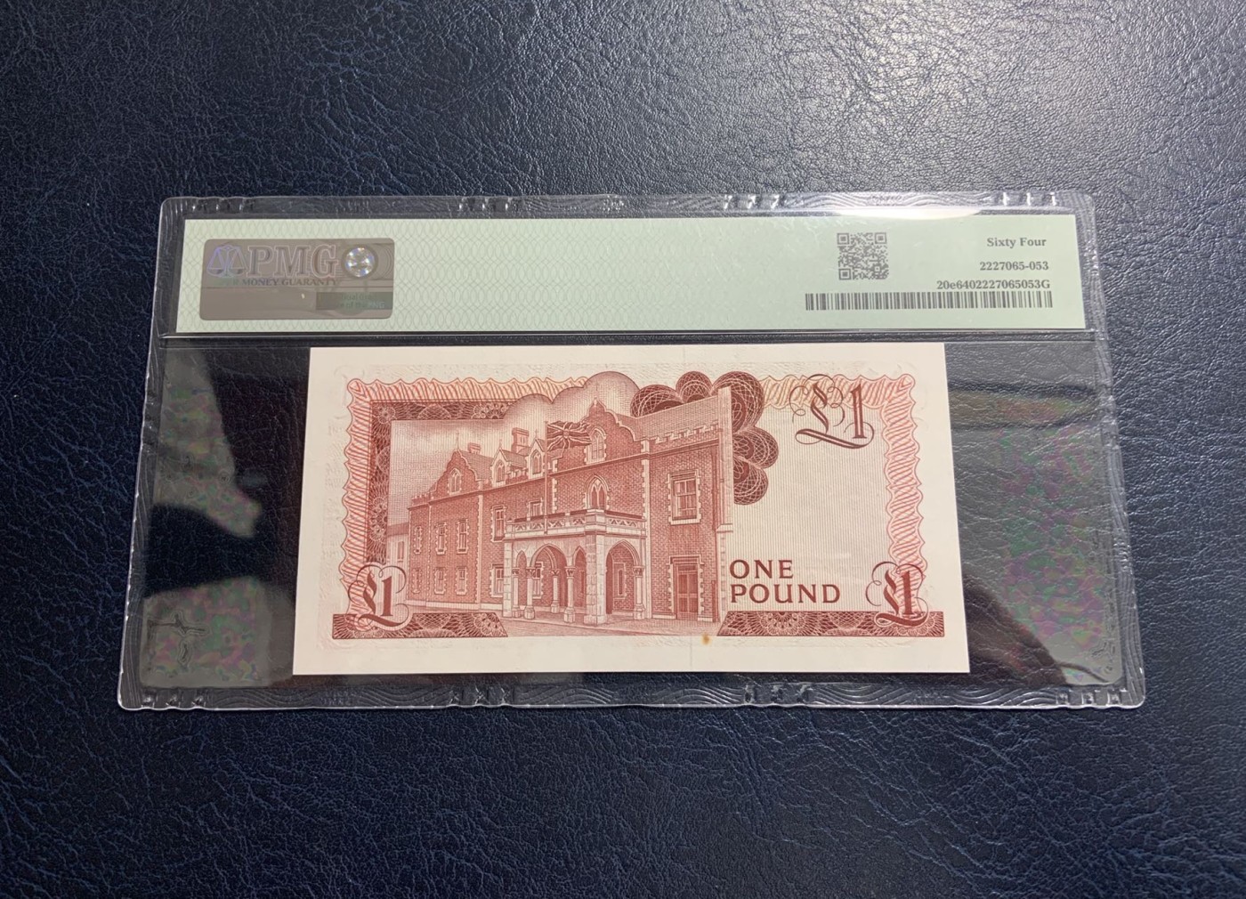 收藏联盟Quantum Auction 第315期拍卖  直布罗陀1988年1镑 PMG64 号码无4