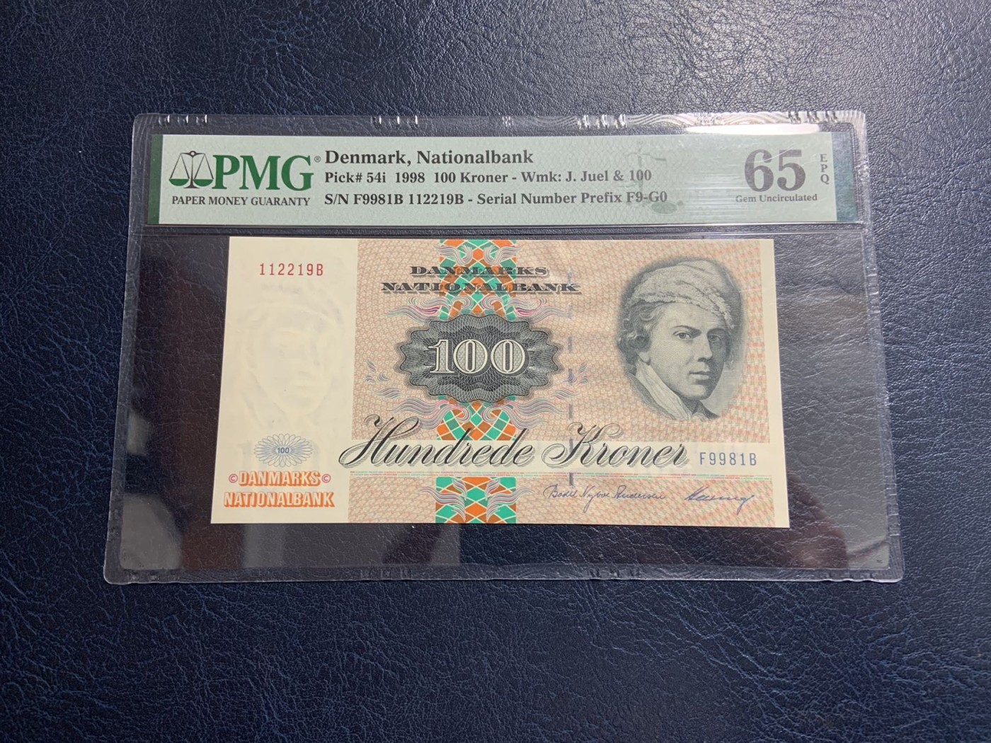 收藏联盟Quantum Auction 第315期拍卖  丹麦1998年100克朗 PMG65 全程无347