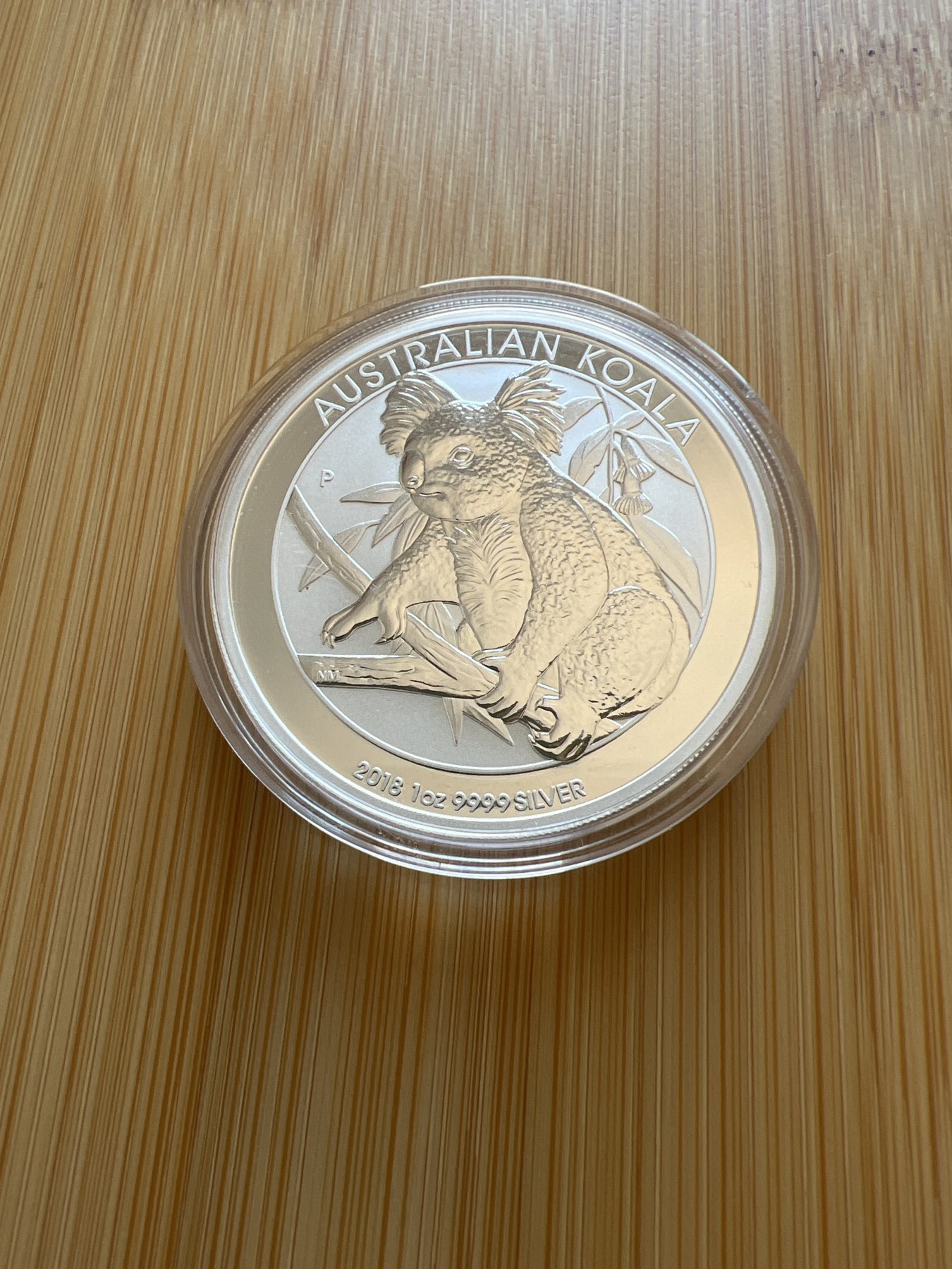 顺丰包邮 外国银币 澳大利亚2018年考拉1盎司大银币原塑盒