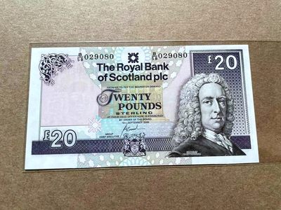 【Blue Auction】✨世界纸币精拍第413期【精】 【无47】苏格兰 大卷毛2006年20镑 UNC （一小点荧光）