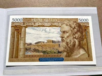 【Blue Auction】✨世界纸币精拍第413期【精】 【一组2张带册 小号】法国法郎联盟 500-1000法郎 UNC品相 商业钞