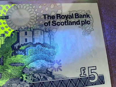 【Blue Auction】✨世界纸币精拍第413期【精】 【一组2张 包含A/1冠】苏格兰 大卷毛1987年5-10镑 UNC- 