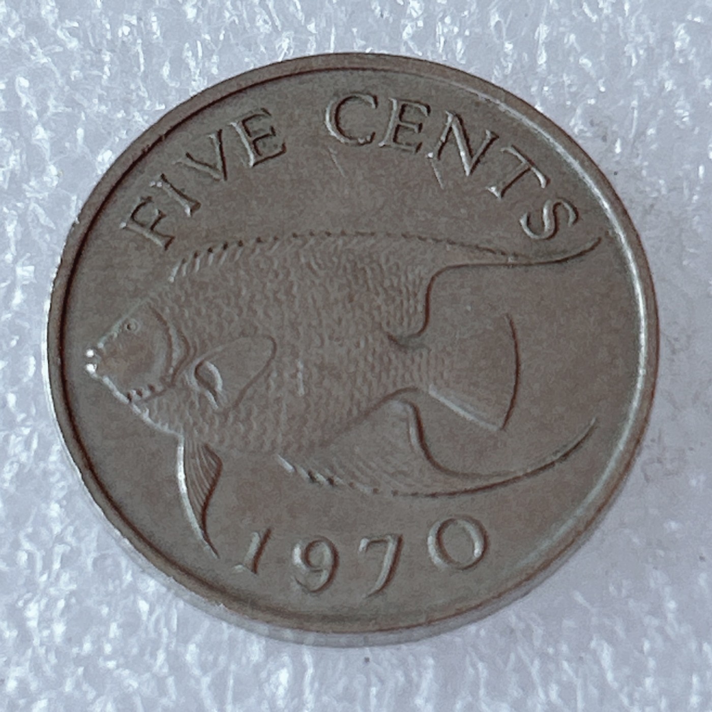 海外回流1元起拍小铺 各国钱币散币场 第4期 百慕大1970年5分 年轻女王像