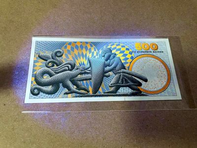 【Blue Auction】✨世界纸币精拍第413期【精】 丹麦 2003年500克朗 全新UNC