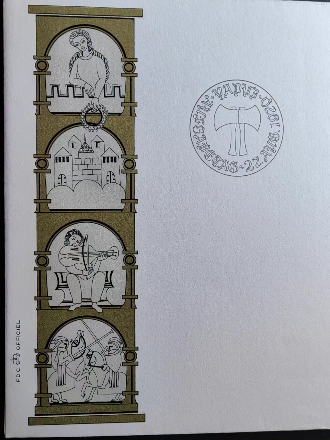 精选多國邮品🔥🔥🔥（拍卖场）放漏专场 第④①场 列支敦士登1970年 德国埃申巴赫宗教绘画（大邮封）