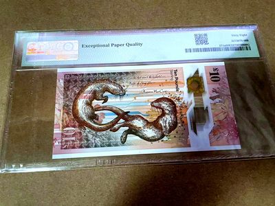 【Blue Auction】✨世界纸币精拍第413期【精】 【AA冠无47】苏格兰 2017年10镑 PMG68EPQ 高分