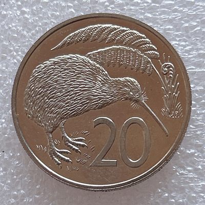 海外回流1元起拍小铺 各国钱币散币场 第4期 - 新西兰1983年20分精制币 几维鸟