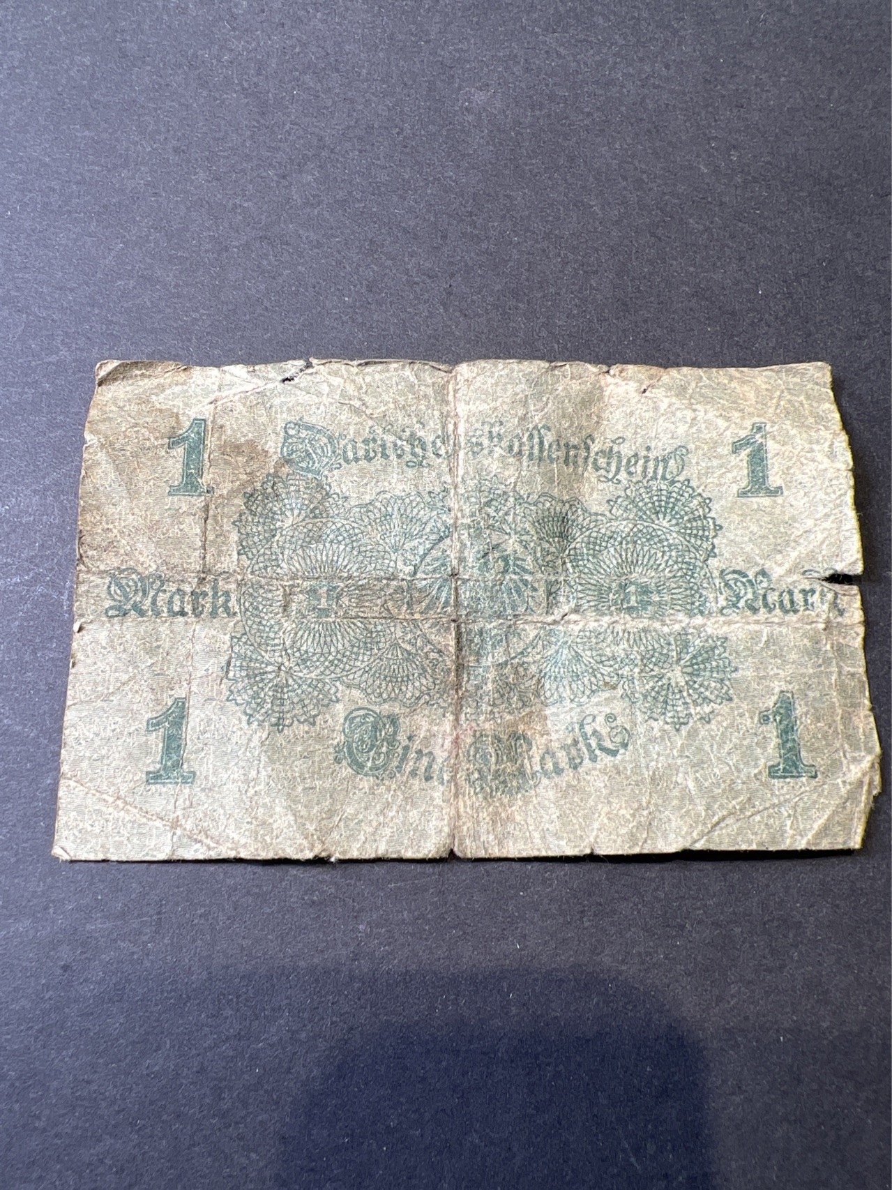 【8个洞收藏】第34场★ 🈵20元or 6件包邮★纸币专场  德国钞票-帝国1914年1马克