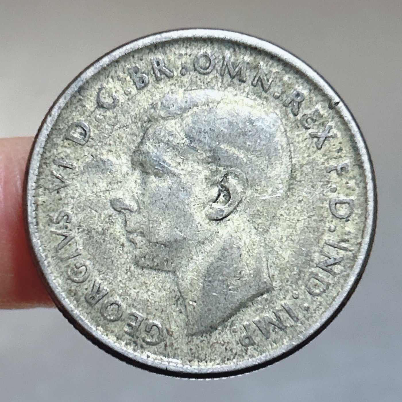 全场一元起拍 世界散币、银币专场 第52期 1946年澳大利亚1弗洛林银币 乔治六世 11.3g