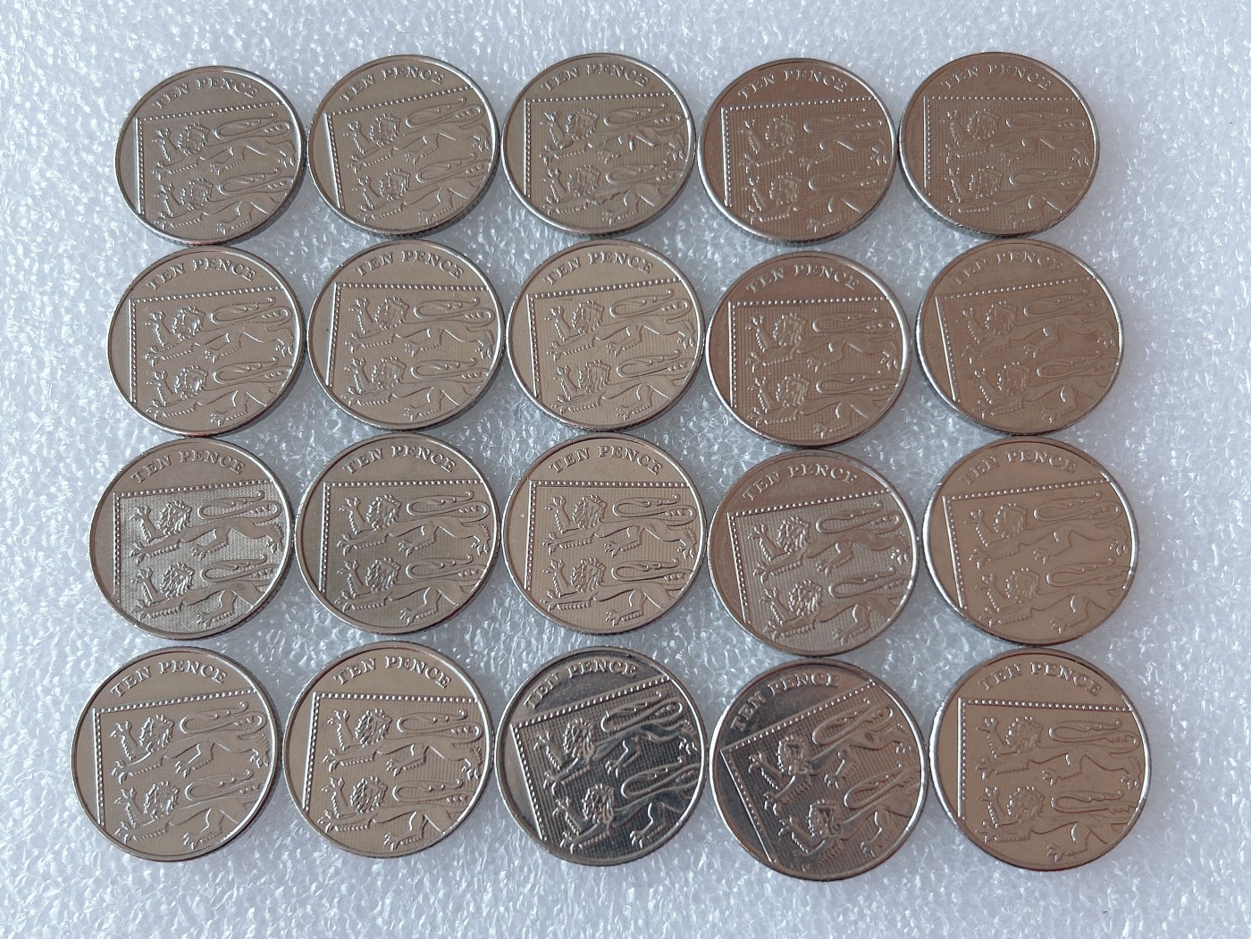 全场一元起拍 世界散币、银币专场 第52期 英国10便士 20枚