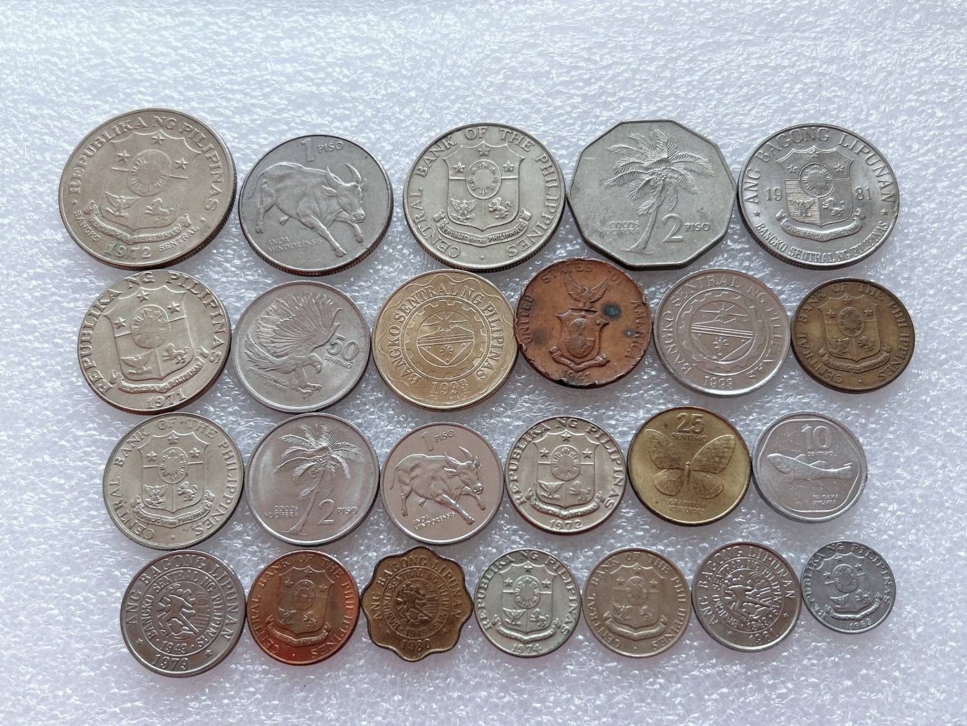 全场一元起拍 世界散币、银币专场 第52期 菲律宾硬币 24枚 无重复