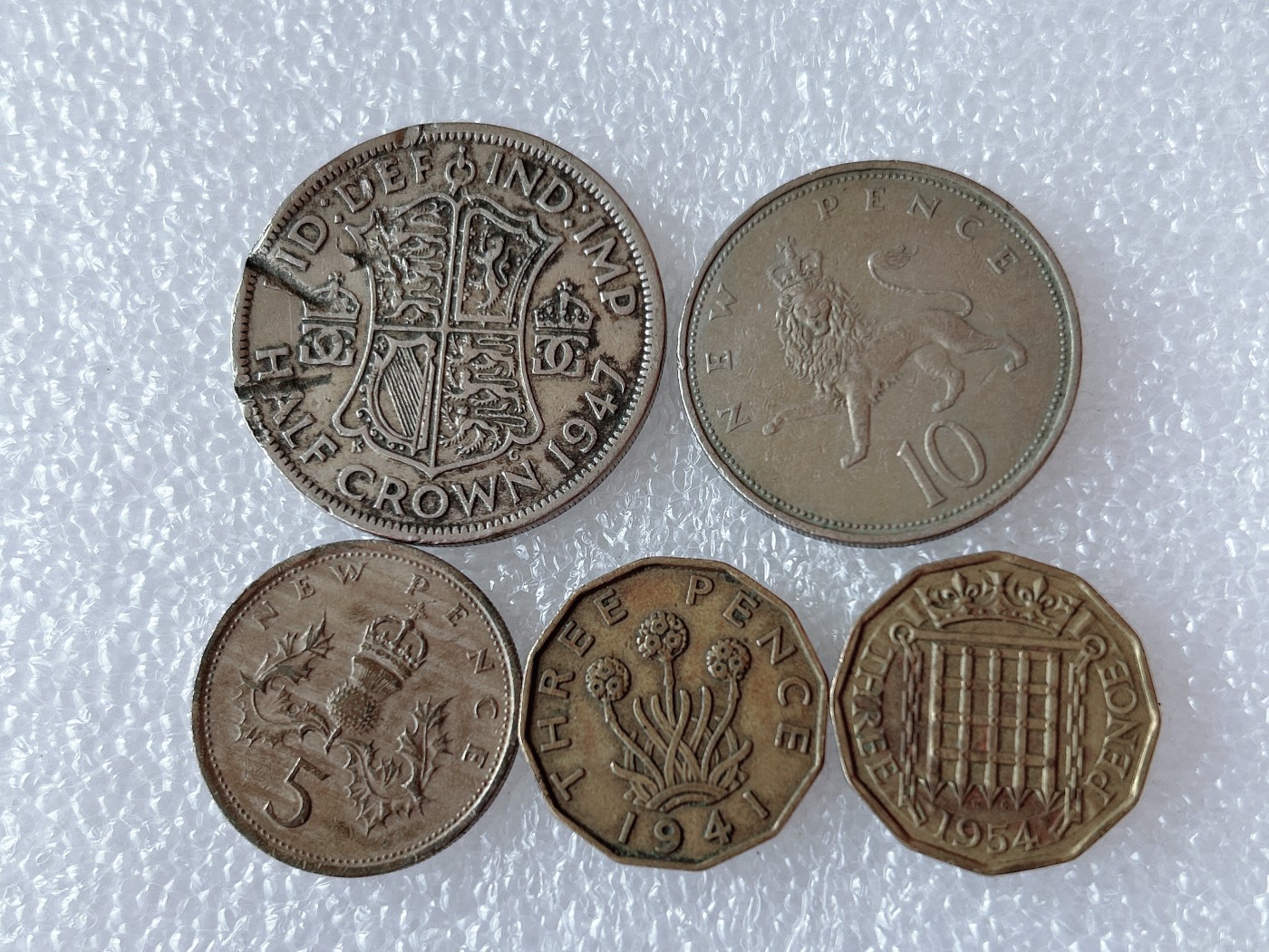 全场一元起拍 世界散币、银币专场 第52期 英国硬币 5枚