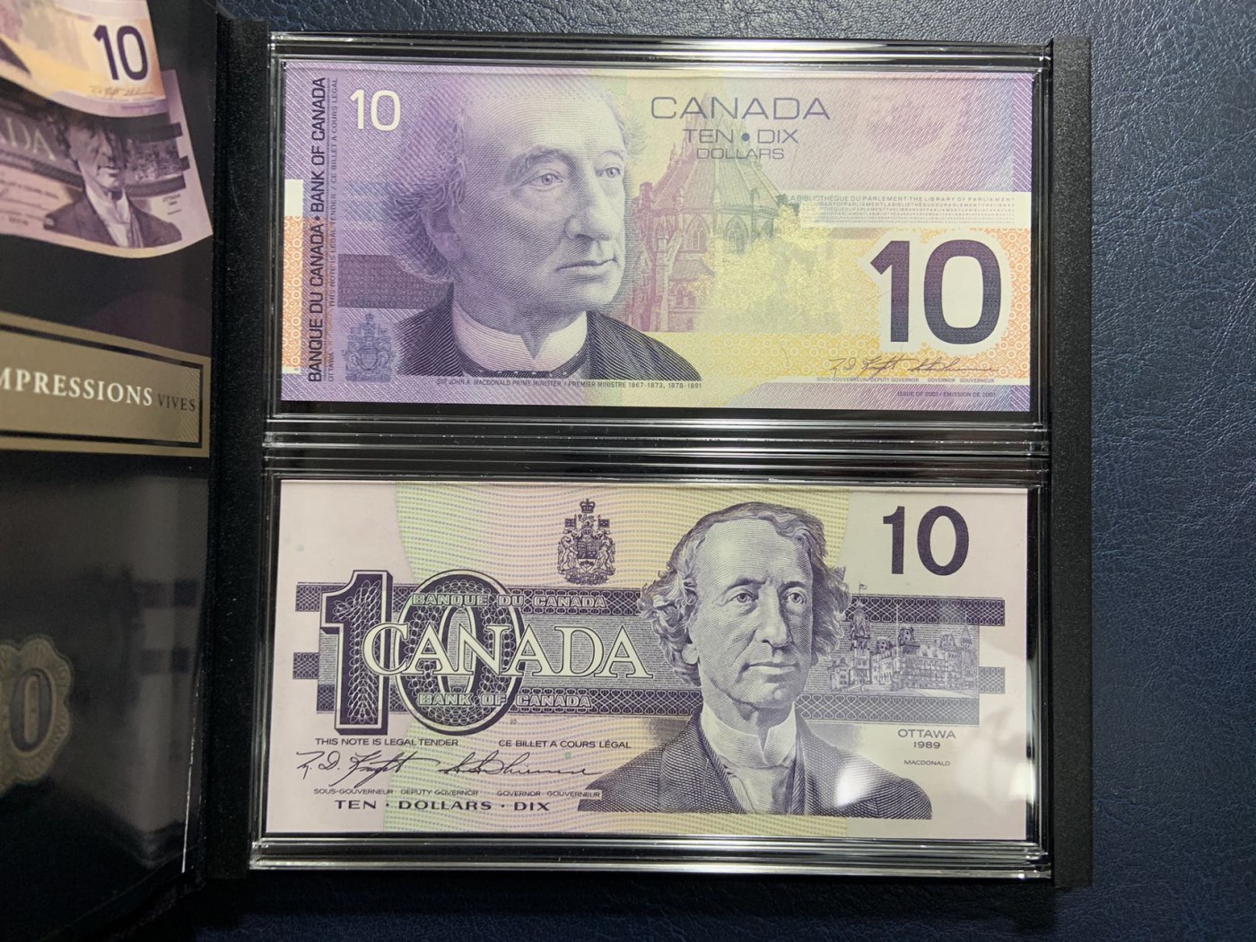 收藏联盟Quantum Auction 第316期拍卖  加拿大10元同号同签名纪念册 品相全新 加拿大央行限量发行