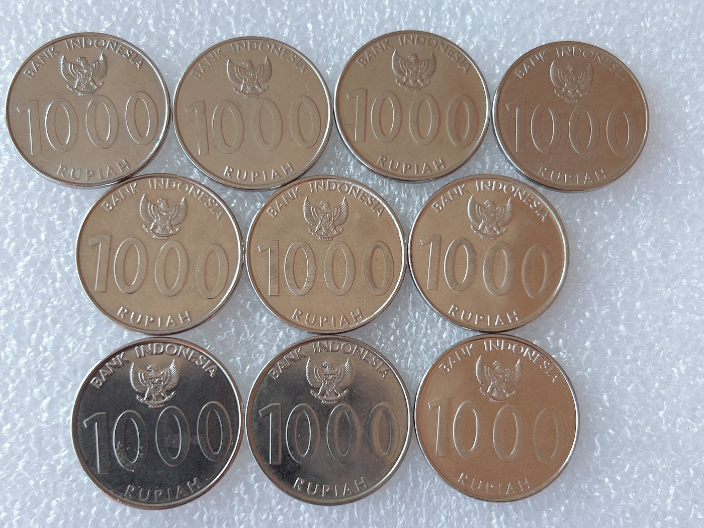 全场一元起拍 世界散币、银币专场 第52期 印度尼西亚2010年1000卢比 10枚