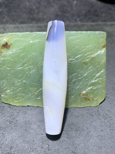 精美高玉化马达加斯加海洋玉髓手工俏色巧雕鱼吊坠（把件）一个 精美高玉化马达加斯加海洋玉髓手工俏色巧雕鱼吊坠（把件）一个