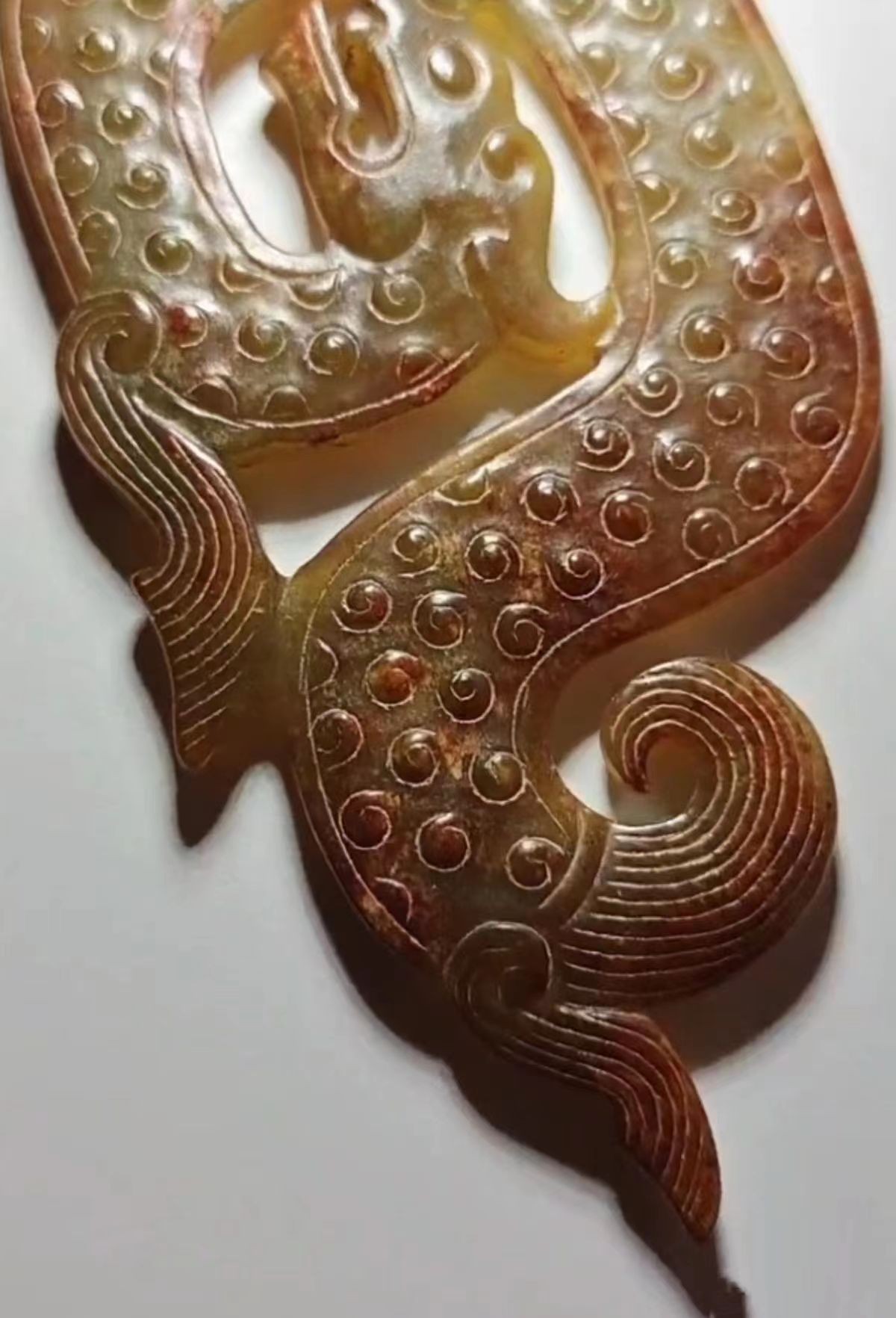 中国汉代玉器S玉龙。