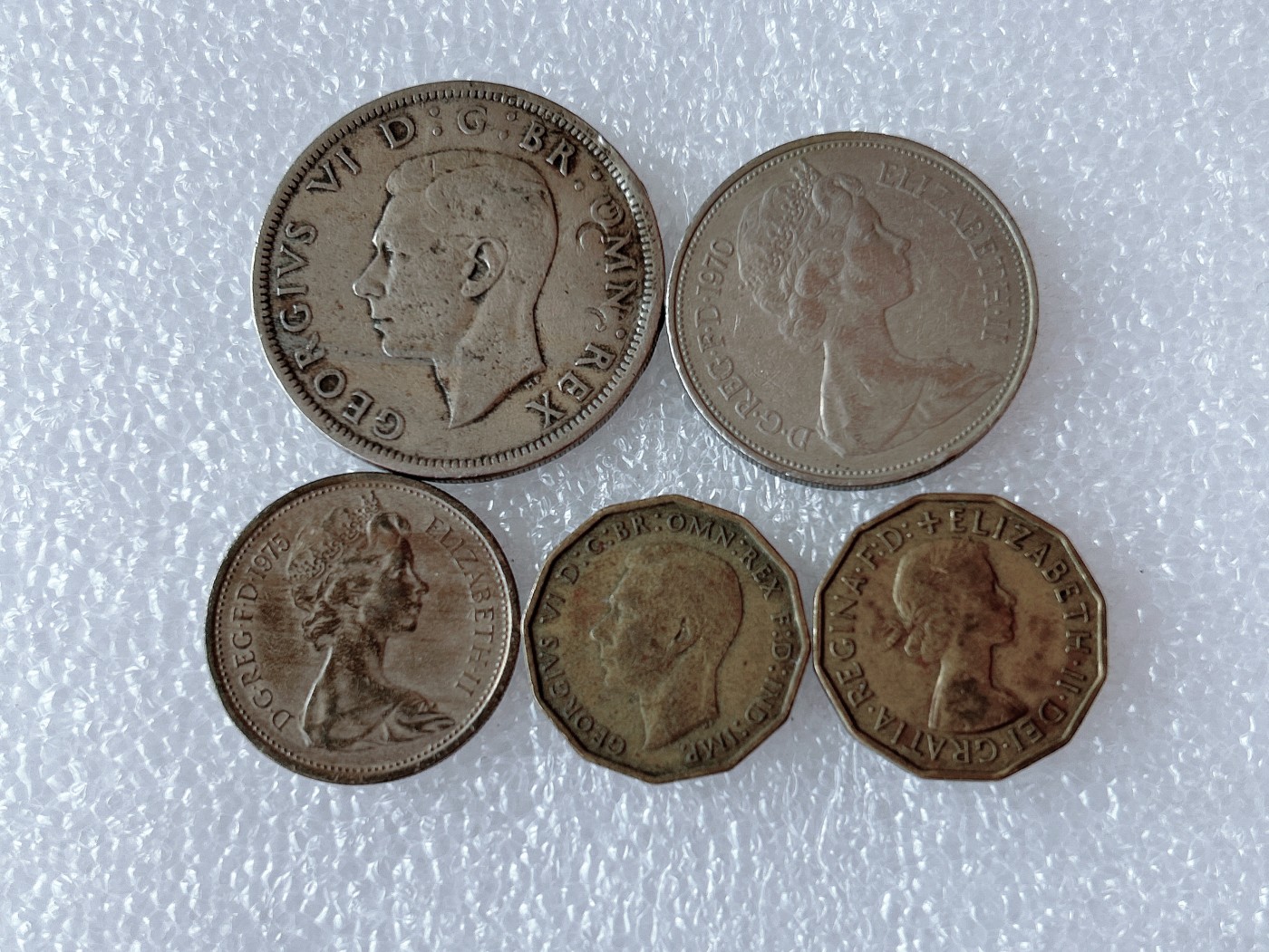 全场一元起拍 世界散币、银币专场 第52期 英国硬币 5枚