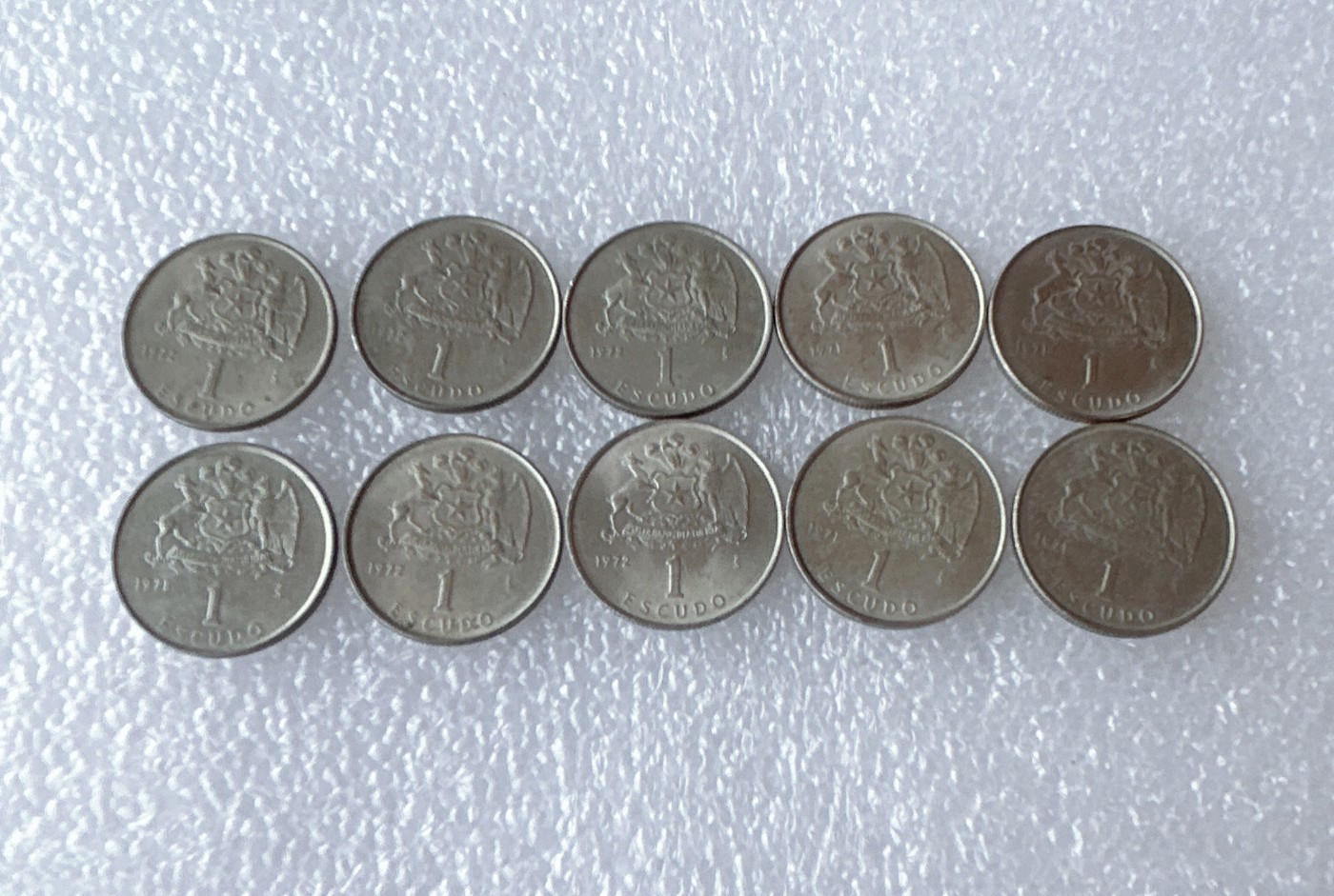 全场一元起拍 世界散币、银币专场 第52期 智利1埃斯库多硬币 10枚