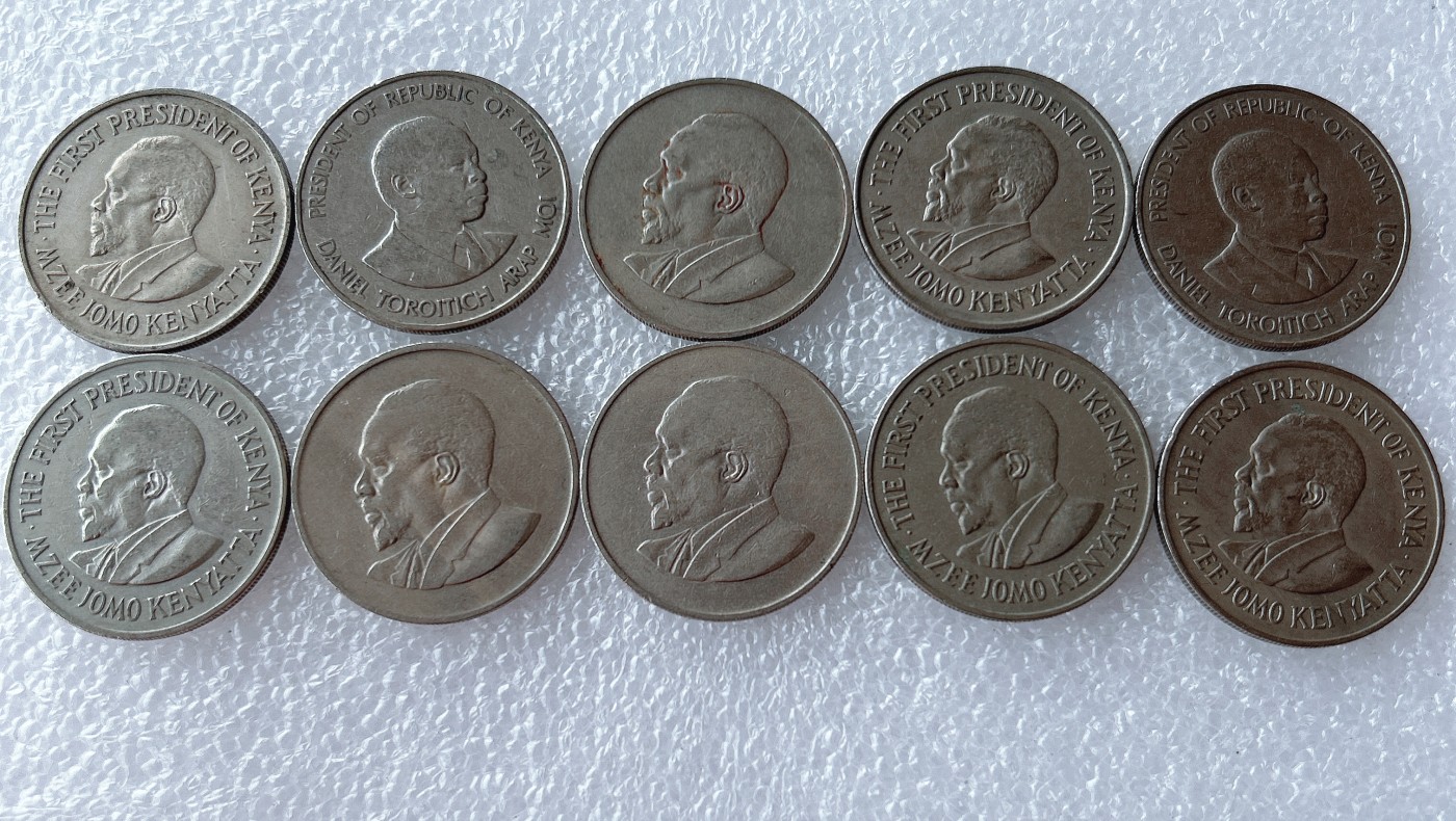 全场一元起拍 世界散币、银币专场 第52期 肯尼亚1先令 10枚