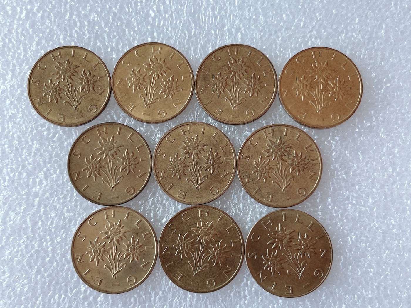 全场一元起拍 世界散币、银币专场 第52期 奥地利1先令 10枚