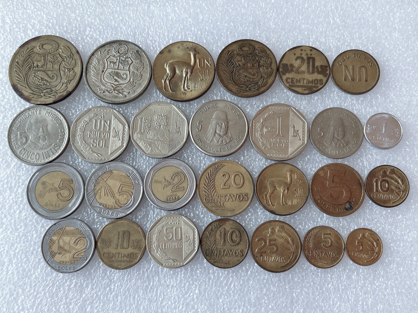 全场一元起拍 世界散币、银币专场 第52期 秘鲁硬币 27枚