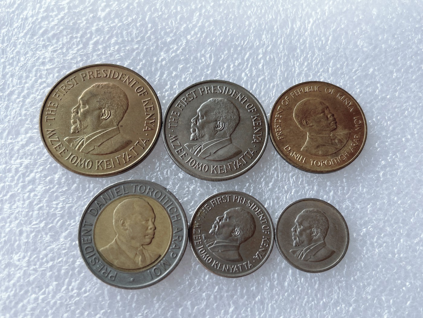 全场一元起拍 世界散币、银币专场 第52期 肯尼亚硬币6枚