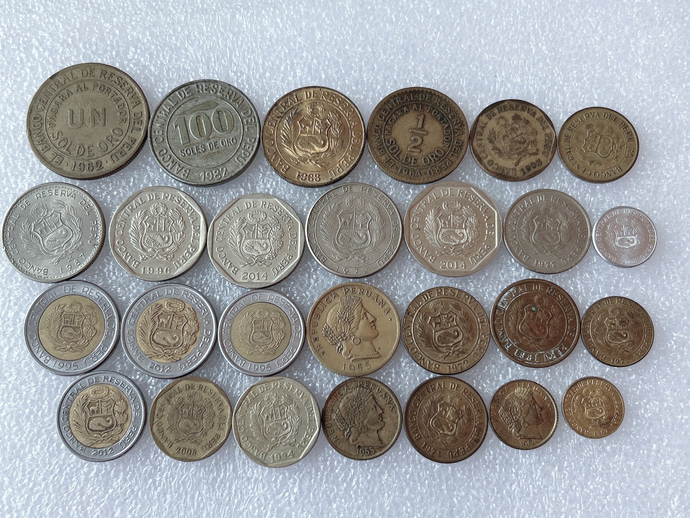 全场一元起拍 世界散币、银币专场 第52期 秘鲁硬币 27枚