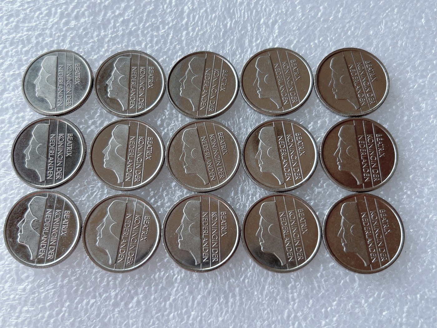 全场一元起拍 世界散币、银币专场 第52期 荷兰25分铜镍币 15枚