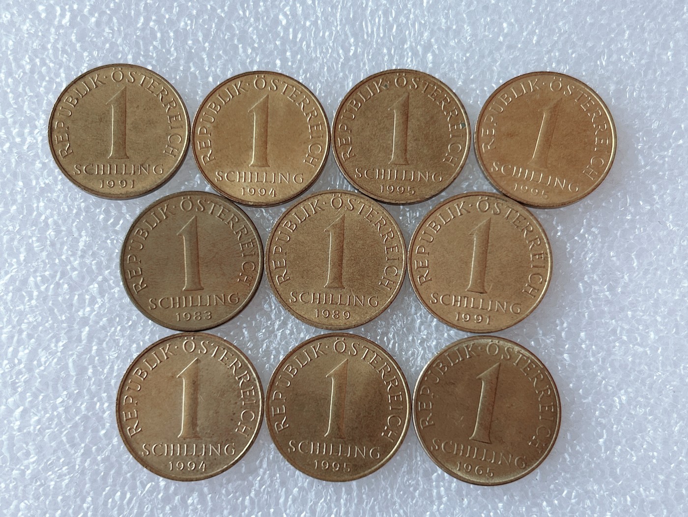 全场一元起拍 世界散币、银币专场 第52期 奥地利1先令 10枚