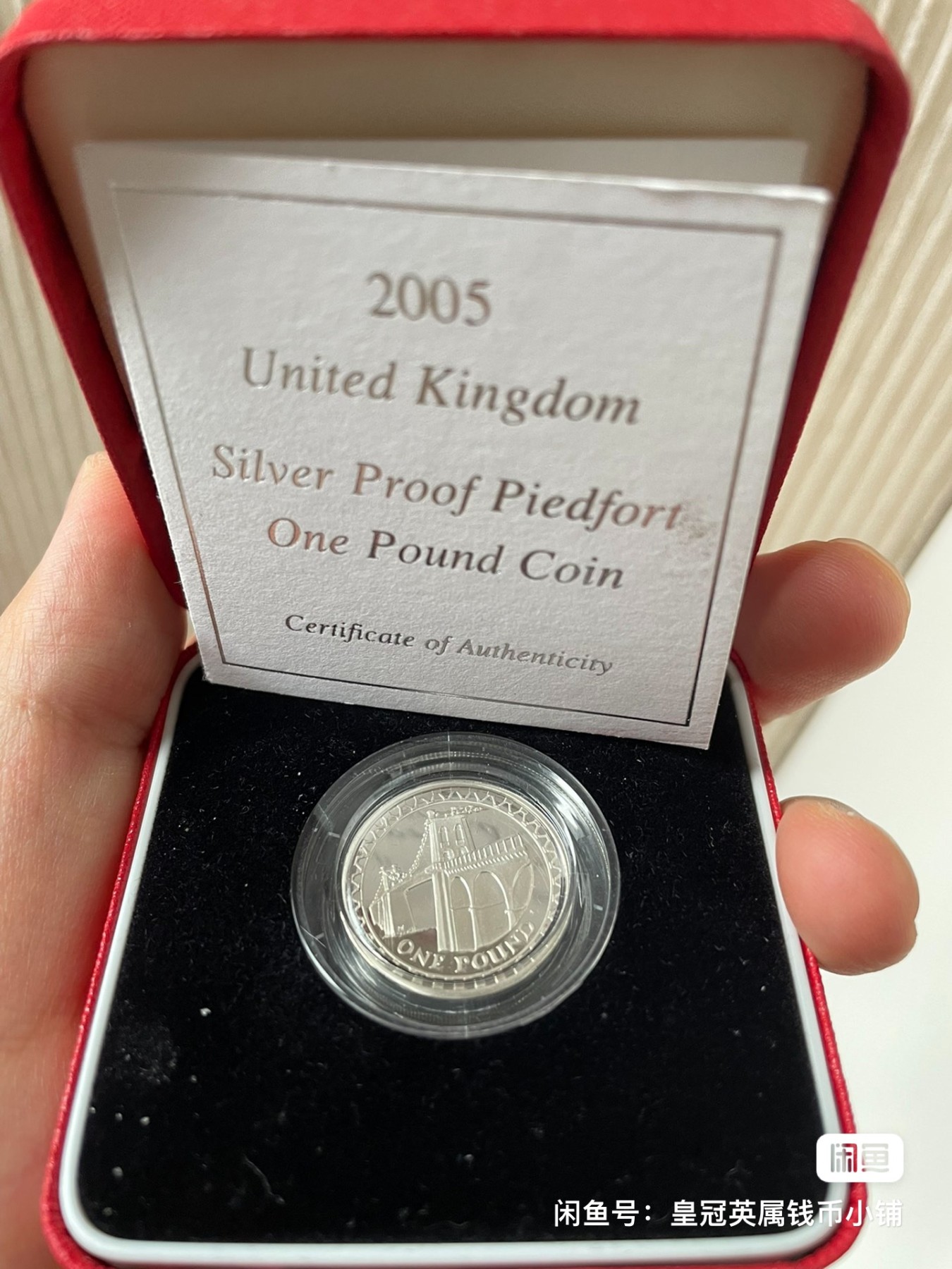 英国2005年加厚一磅银币