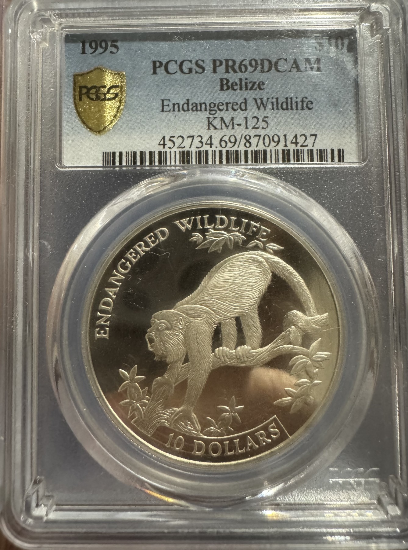 1995 $10 Endangered Wildlife KM-125, DCAM