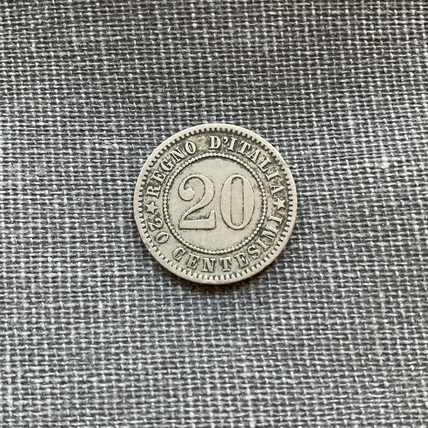 外国硬币首场2024-1-6 意大利1894年20分