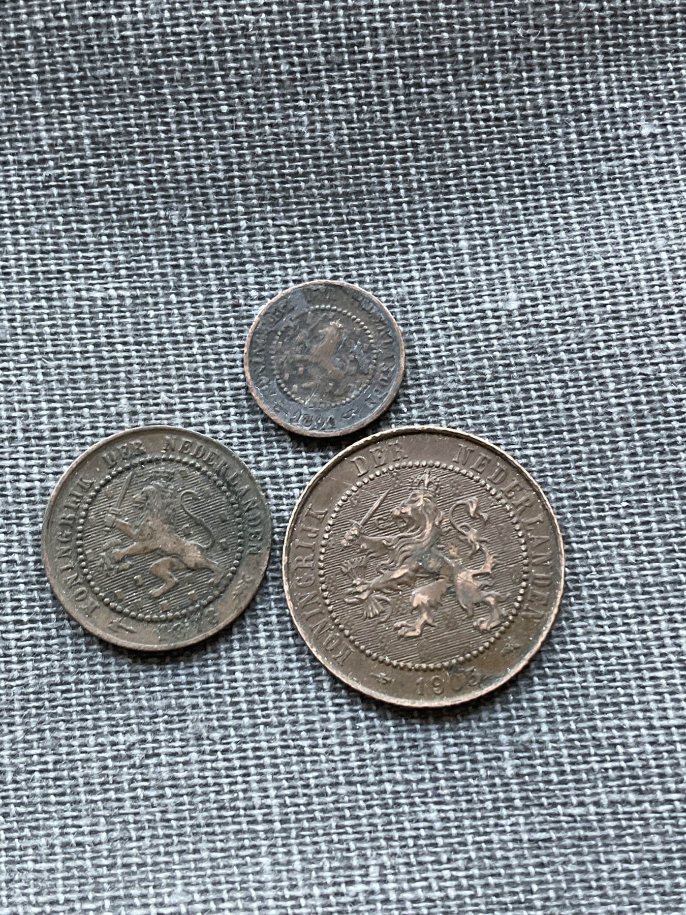 外国硬币首场2024-1-6 荷兰早期硬币一组