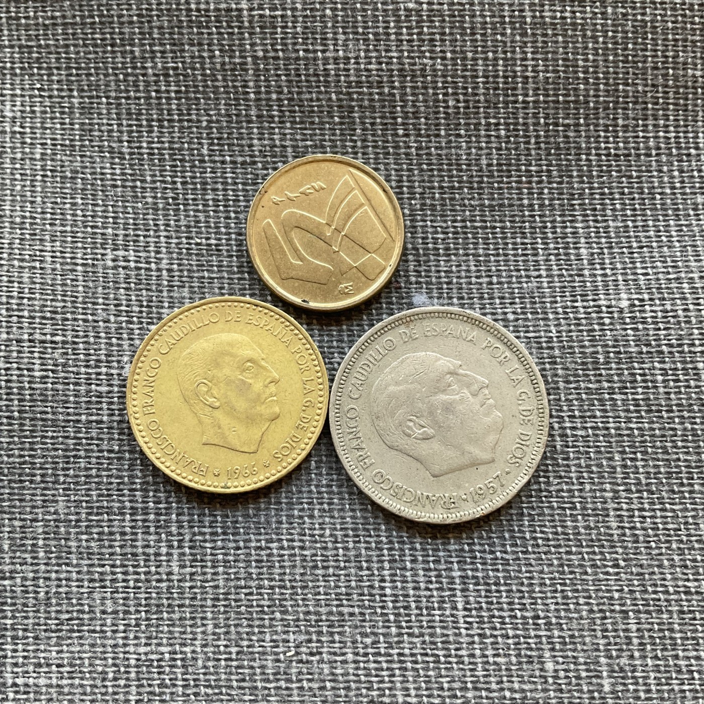 外国硬币首场2024-1-6 西班牙硬币一组2