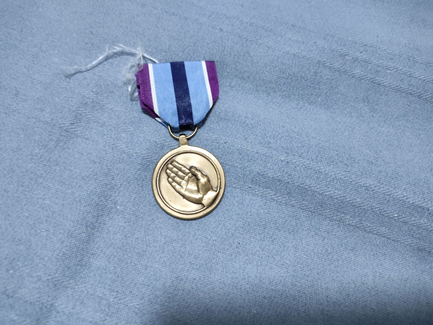 仁孝堂徽章红藏拍卖(第一场) 美国人道主义奖章 原品