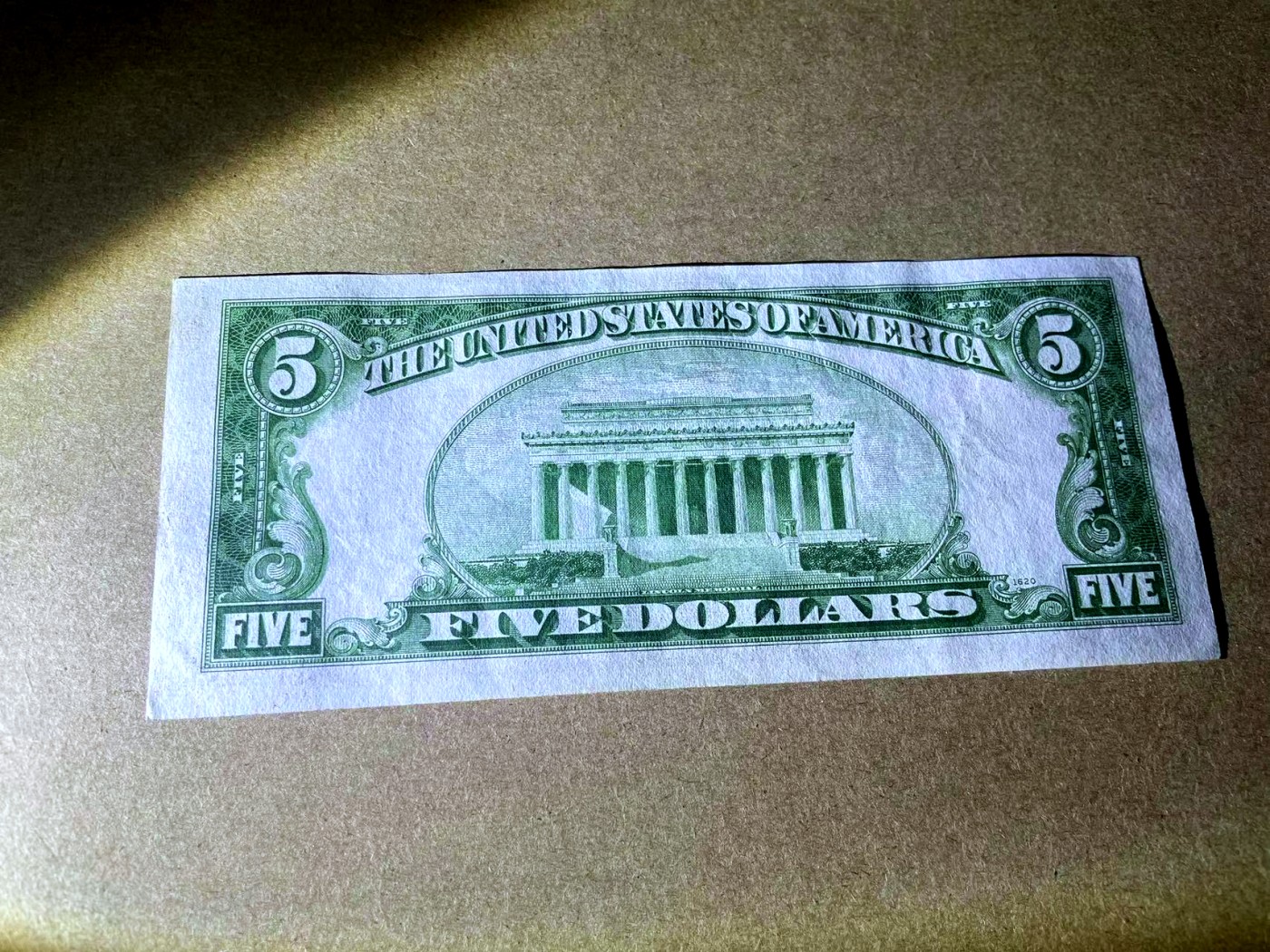 【Blue Auction】✨世界纸币精拍第414期【精】 美国 1934年5美金 UNC （角有点圆）