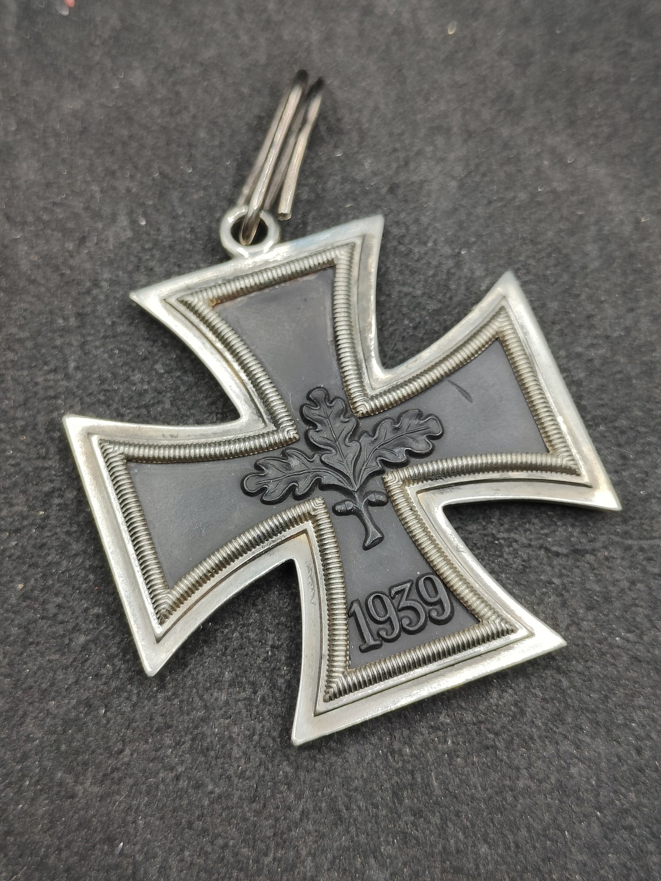 全场0元起拍 第123期 咸鱼国勋章拍卖专场 1月7日（周日）下午6：00开始 西德57版 RK 骑士铁十字勋章 早期版 带标800银