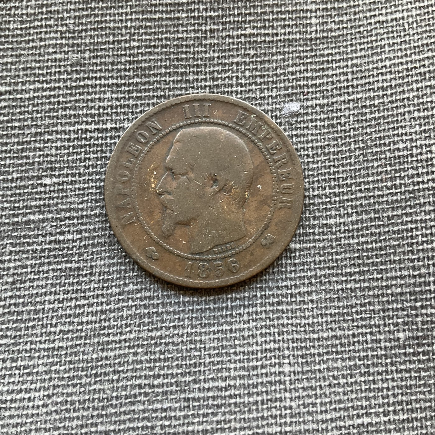外国硬币首场2024-1-6 法国1856铜币