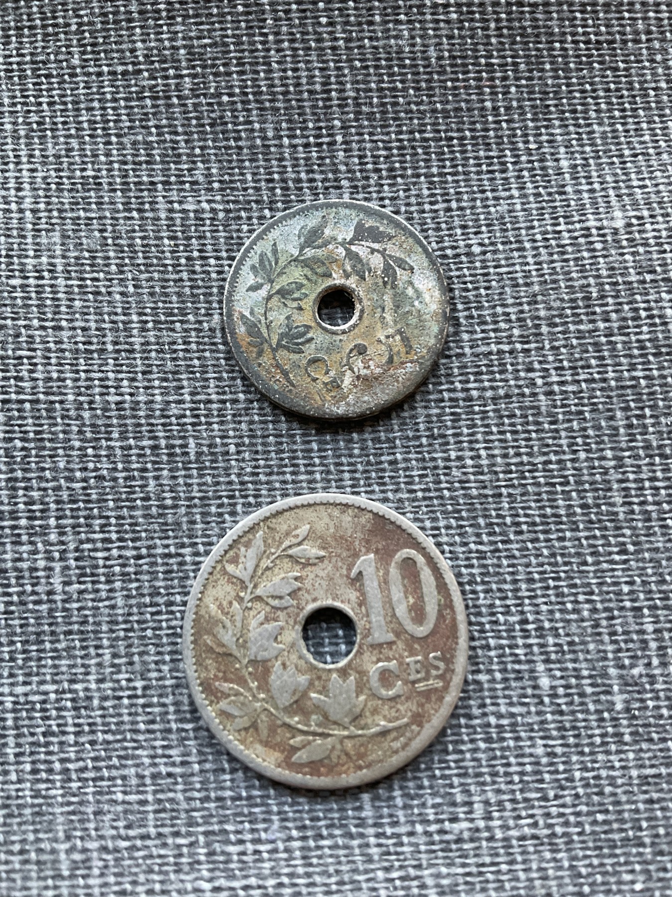 外国硬币首场2024-1-6 比利时1903年5分1904年10分