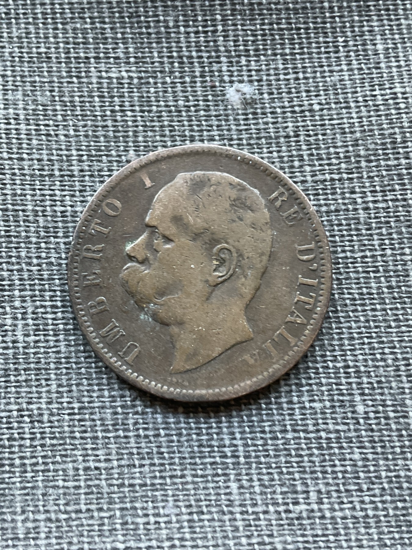外国硬币首场2024-1-6 意大利1894年10分铜币