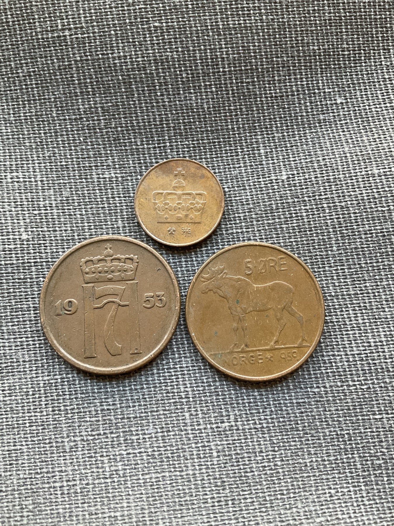 外国硬币首场2024-1-6 挪威硬币一组